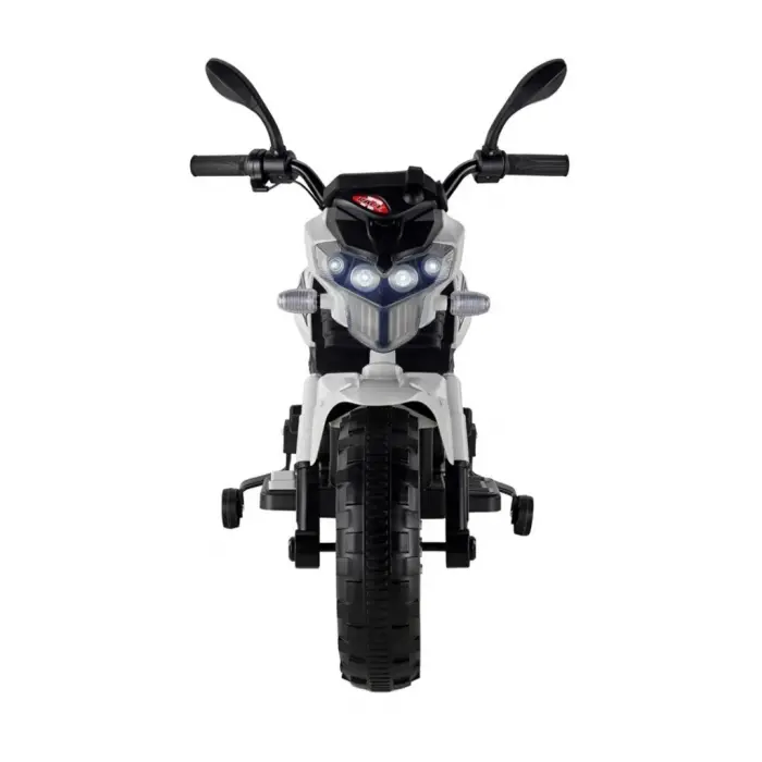 447 Motocross Akülü Motosiklet Beyaz
