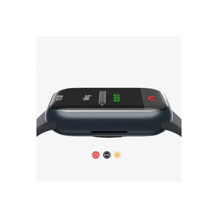 45 mm Bluetooth Özellikli Akıllı Saat, Nabız ve Uyku Takibi ile GPS Destekli Siyah Model