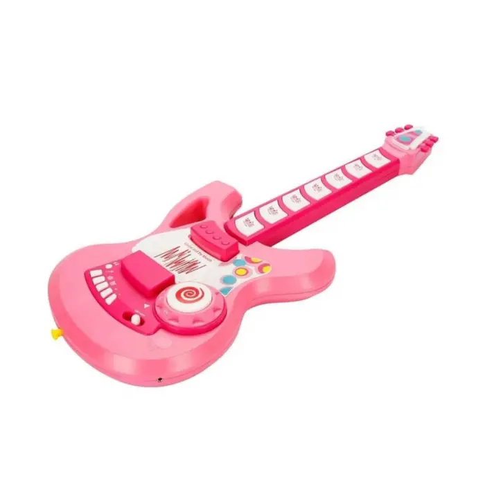 4933 GİTAR FONK TUŞLU ASKILI PEMBE SESLİ