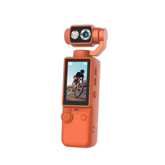 4K Video Çekim Özellikli Gimbal Kamera 180 Derece Dönebilen Lens Stabil Çekim