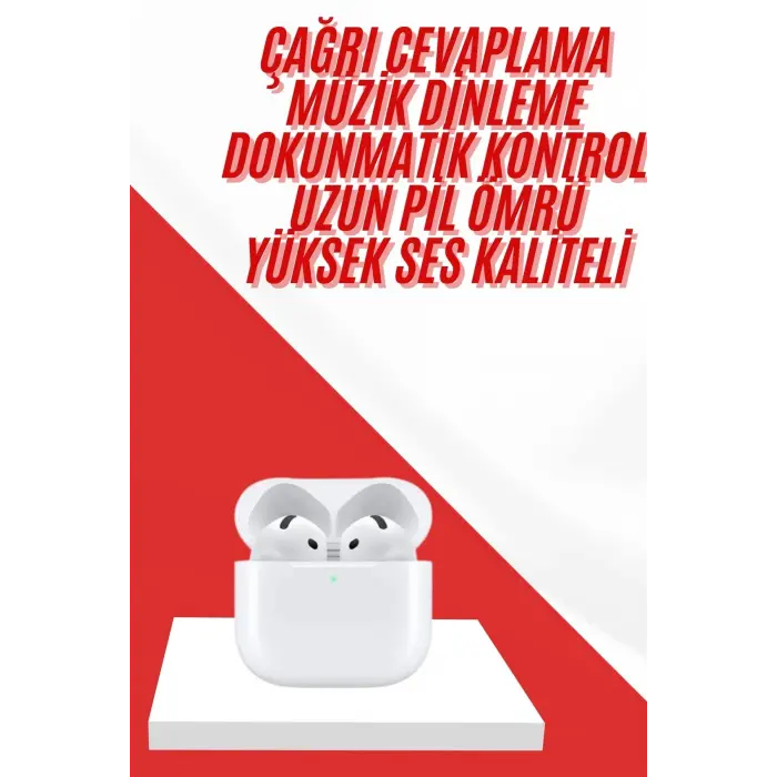 4.Nesil Bluetooth Kulaklık Yüksek Ses Kaliteli Dokunmatik Kontrol Özellikli Yeni Nesil