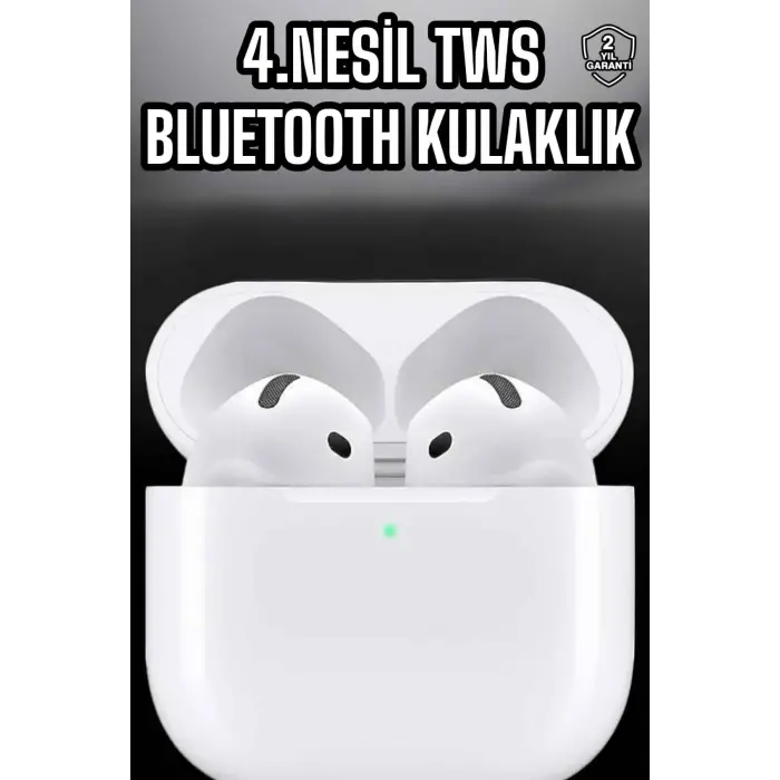 4.Nesil Kaliteli TWS Android ve İOS Uyumlu Mikrofonlu Kulaklık