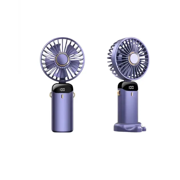 5 Kademeli Güçlü Üfleme Kapasiteli Taşınabilir Mini Fan