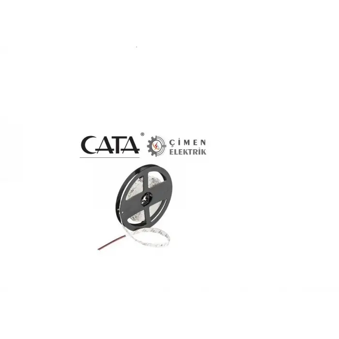 5 METRE CATA CT 4482 10 Çip İç Mekan Şerit Led Kırmızı 12V