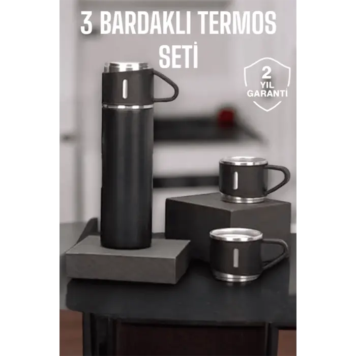 500 ml Kapasiteli Taşınabilir Basınçlı Termos Seti Günlük Kullanım için İdeal