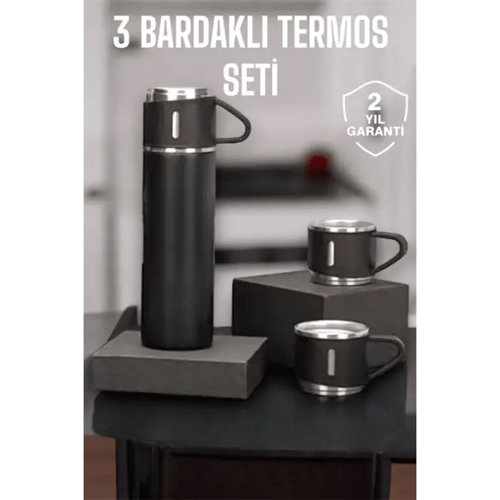 500 ml Kapasiteli Taşınabilir Basınçlı Termos Seti Günlük Kullanım için İdeal