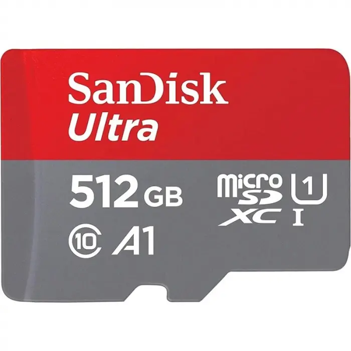 512GB SANDISK ULTRA UHS I MICROSD CARD 150MB/S SDSQUAC-512G-GN6MN