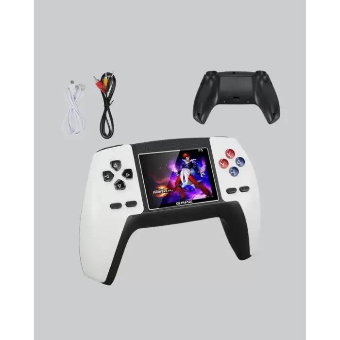 520 Klasik Oyunlu P5™ ControllerView Retro Konsol – Şarjlı  Ergonomik Tasarım