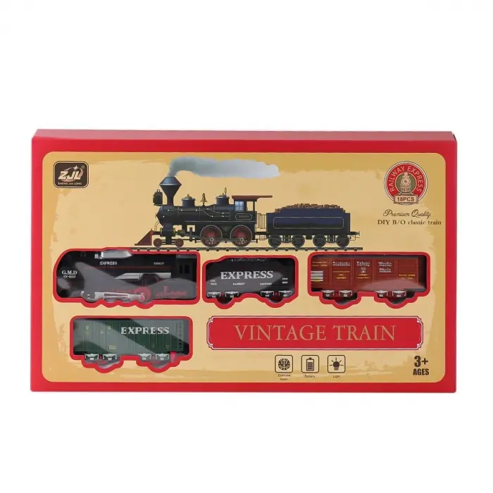 5299-69 Işıklı Tren 18 Parça