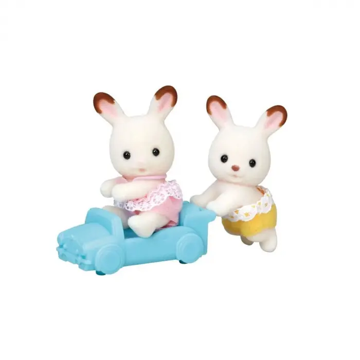 5420 Sylvanian Families  Kulaklı Tşan İkiz Bebekleri +3 yaş