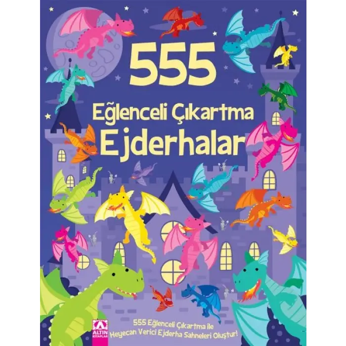 555 Eğlenceli Çıkartma - Ejderhalar