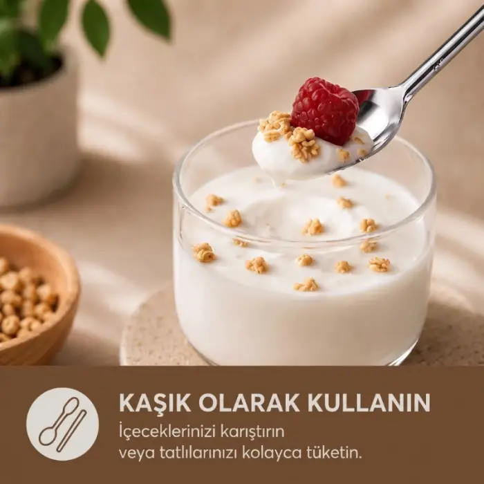 6lı Kaşıklı Pipet Seti - Metal - Pipet Temizleme Fırçası