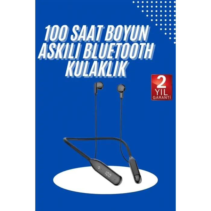 60 Saat Uyumlu Bluetooth Kulaklık Kablolu ANC Özellikli Kulaklık