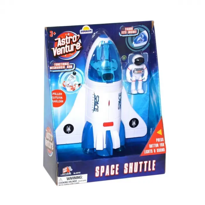 63112 , Astro Venture Sesli Ve Işıklı Uzay Mekiği