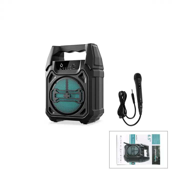6.5 Inc Bluetooth Wireless Mikrofonlu Hoparlör - Speaker Usb Sarjlı Aux - Tf - Usb Ps-1283 Bx40