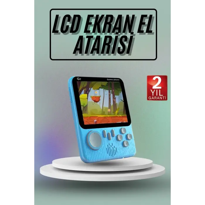 666 Oyunlu Retro El Konsolu Atari 3.5 İnç Taşınabilir Oyun Konsolu