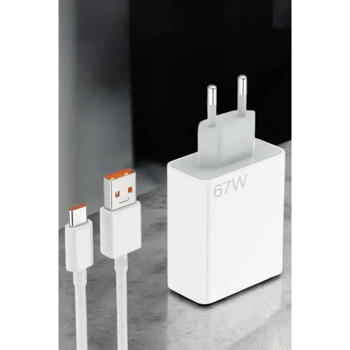 67W Şarj Aleti Turbo Hızlı Type-C Şarj