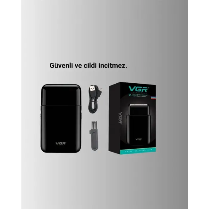 5 W Güçlü USB Şarjlı Sakal Şekillendirici – İki Başlıklı, Su Geçirmez Tasarım
