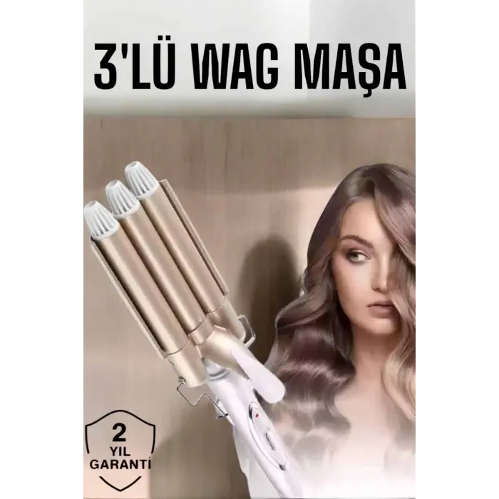 Wag Maşa Negatif İyon Teknolojili Isı Ayarlı Saç Maşası