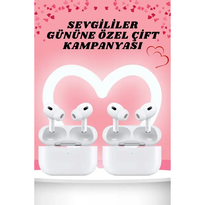 Sevgiliye Hediye Çift Kulaklığı Yeni Nesil Pro Kulaklık Sevgililer Gününe Özel Kampanya