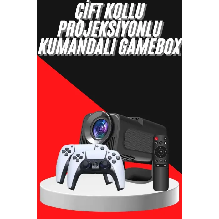 Retro Video Oyunu Konsolu Android Tv El Oyun Konsolu WIFI Taşınabilir Projeksiyon Cihazı