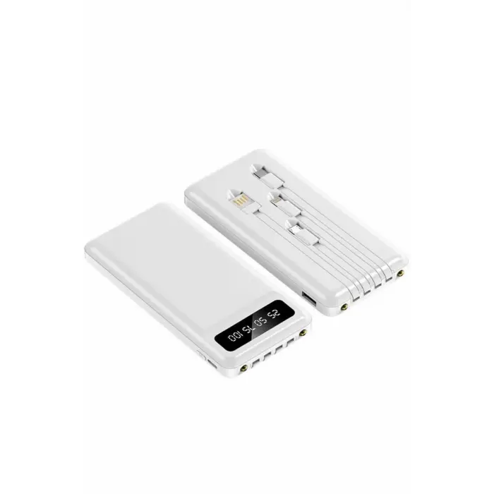 4 Çıkışlı 20.000 Mah Powerbank Uzun Pil Ömürlü Taşınabilir