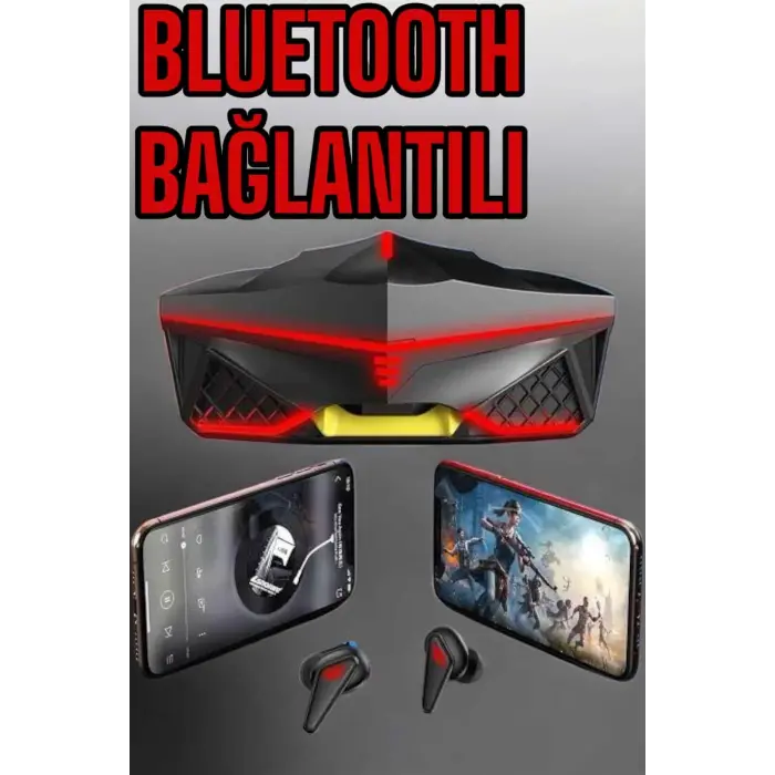 Yeni Nesil Oyuncu Kulaklığı Gürültü Önleyici Uzun Pil Ömrü Bluetooth Bağlantılı