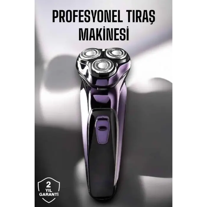 Profesyonel Şarjlı Saç ve Sakal Tıraş Makinesi Hassas Kesim