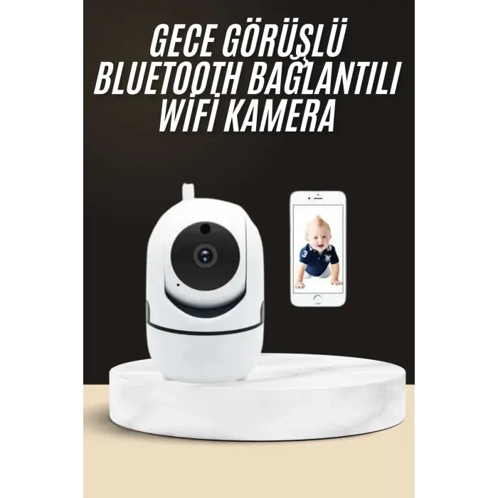Akıllı Güvenlik Kamerası HD Görüntü Kalitesi Hareket Algılama Wifi Kamera
