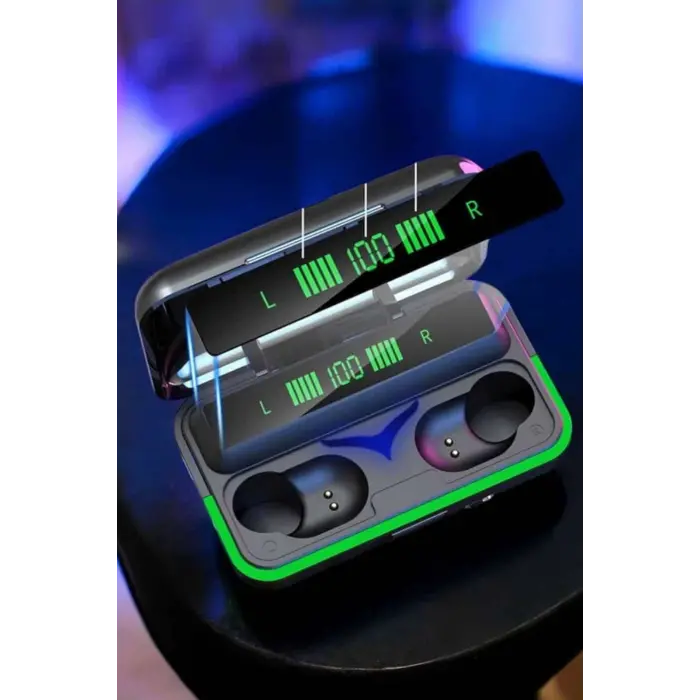 Powerbank Özellikli Kablosuz Bluetooth Kulaklık RGB Işıklı
