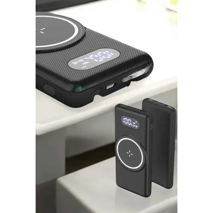 Powerbank Taşınabilir 10.000 Mah Hızlı Şarj Dijital Göstergeli