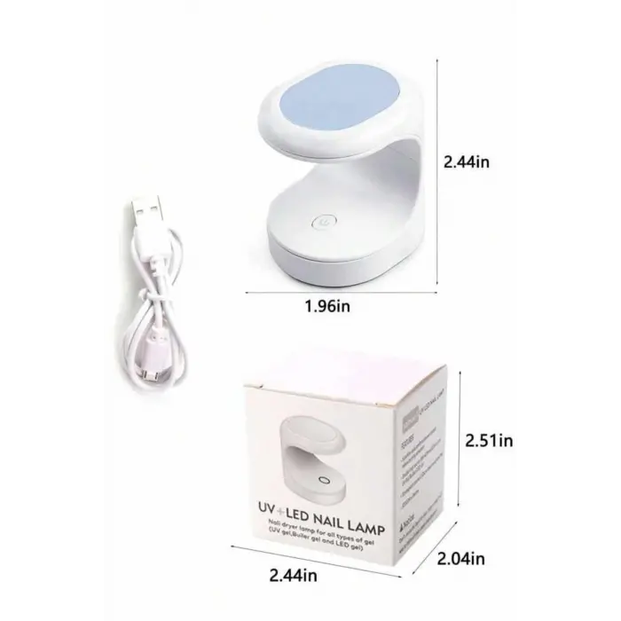 Kalıcı Oje Kurutucu UV Led Teknolojisi Taşınabilir Mini Tırnak Kurutucu