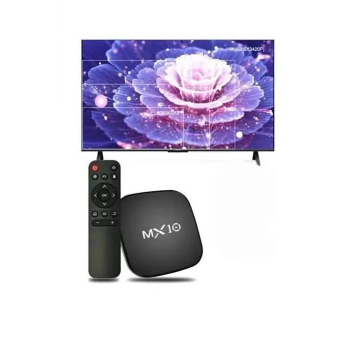 2.4G Wifi Tv Box Medya Oynatıcı TV Uyumlu MX Box Kutusu Android TV