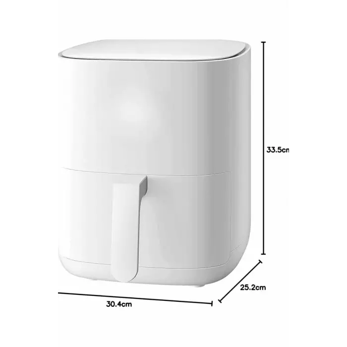 4L Airfryer Hazneli Hava Fritözü Yağsız Fritöz Taşınabilir Fırın İşlevi Gören Pratik