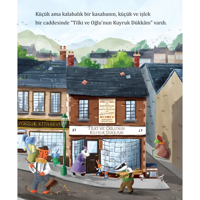 Tilki ve O?lunun Kuyruk D?kk?n? (Sert Kapak), Resimli ?ocuk Hik?ye Kitab?, 3+ Ya?, 36 Sayfa, Merakl? Tilki [Hardcover] [Feb 28, 2024] Paddy Donnely
