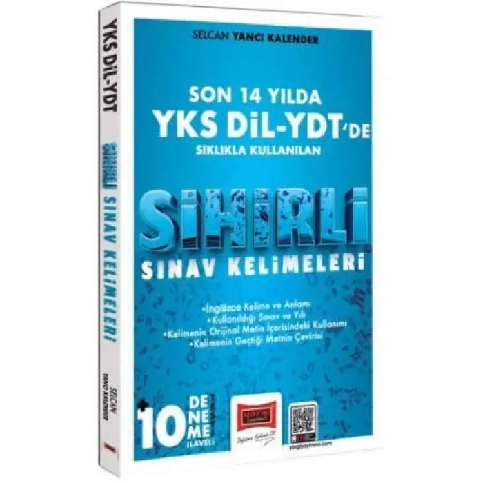 YKS-Dil ve YDT ??in Son 14 Y?lda S?kl?kla Kullan?lan Sihirli S?nav Kelimeleri [Unbound] [Nov 14, 2024] Selcan Yanc? Kalender