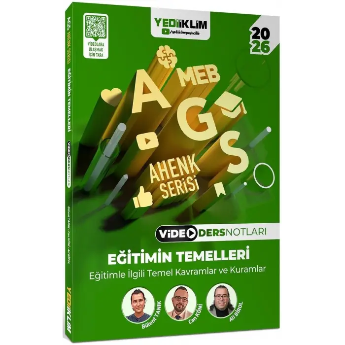 2026 MEB AGS Ahenk Serisi E?itimin Temelleri E?itimle ?lgili Temel Kavramlar ve Kuramlar Video Ders Notlar? [Unbound] [Jan 01, 2025] Ali Birol