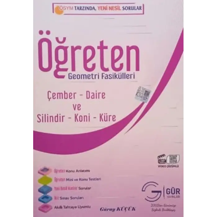11. S?n?f ??reten Geometri Fasik?lleri ?ember- Daire- ve Silindir- Koni- K?re [Unbound] [Nov 14, 2024] G?ray K???k