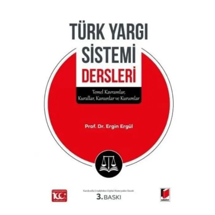 T?rk Yarg? Sistemi Dersleri Temel Kavramlar, Kurallar ve Kurumlar [Unbound] [Nov 14, 2024] Ergin Erg?l