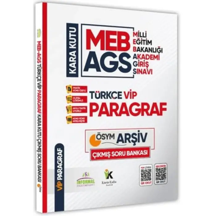 MEB-AGS T?rk?enin Kara Kutusu V?P PARAGRAF 3 ?SYM ??km?? Soru Ar?ivi Bankas? Konu ?zetli ??z?ml? [Unbound] [Nov 14, 2024] Kolektif