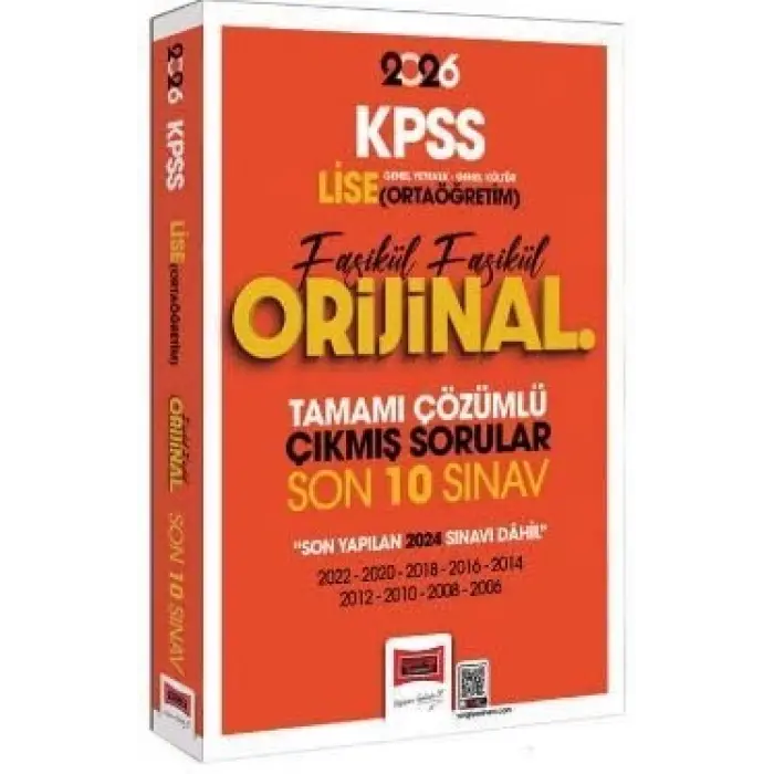 2026 KPSS Lise-Orta??retim GK-GY Fasik?l Fasik?l Orijinal Tamam? ??z?ml? ??km?? Son 10 S?nav [Unbound] [Nov 14, 2024] Kollektif