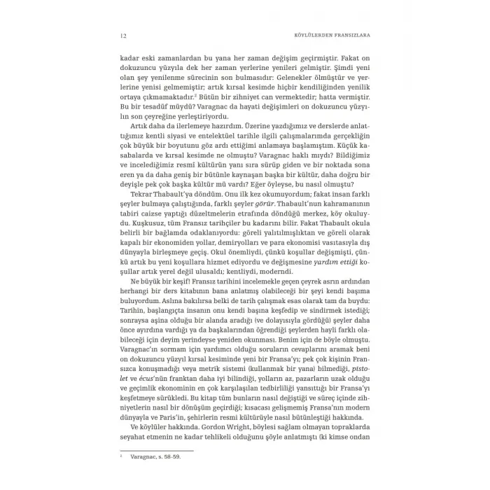 K?yl?lerden Frans?zlara: Fransa K?rsal?n?n Modernle?mesi (1870-1914) [Paperback] [Jan 08, 2026] Eugene Weber and ?a?da? S?mer