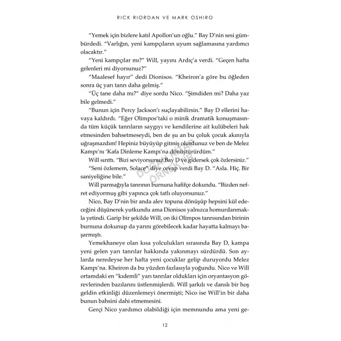 PERCY JACKSON EVREN?NDEN ?L?LER MAHKEMES? [Nov 12, 2025] Rick Riordan & Mark Oshiro and Berna Ece G?nd?z