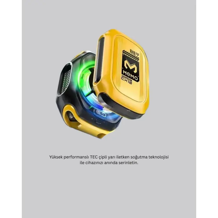7 Kanatlı Vortex Fanlı Akıllı Telefon Soğutma Aparatı