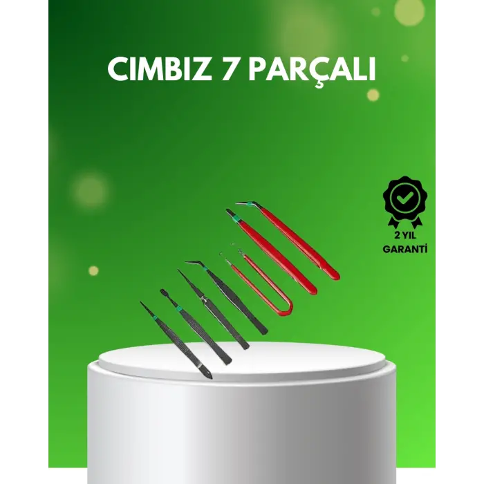 7 Parça Hassas Çelik Cımbız Seti Elektronik ve Saat Tamiri İçin