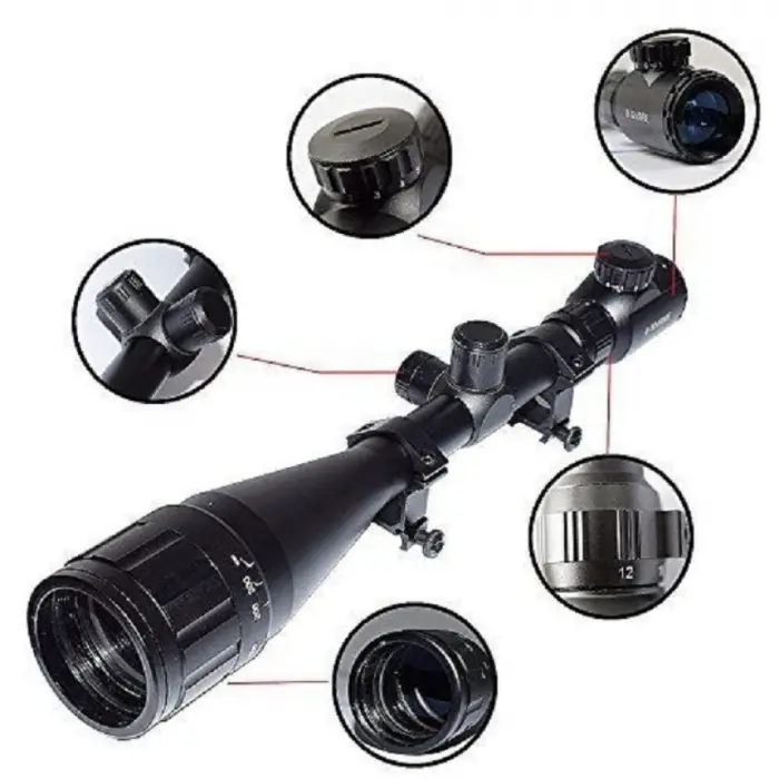 8-32x50 Çift Işıklı Zoomlu Riflese Dürbün
