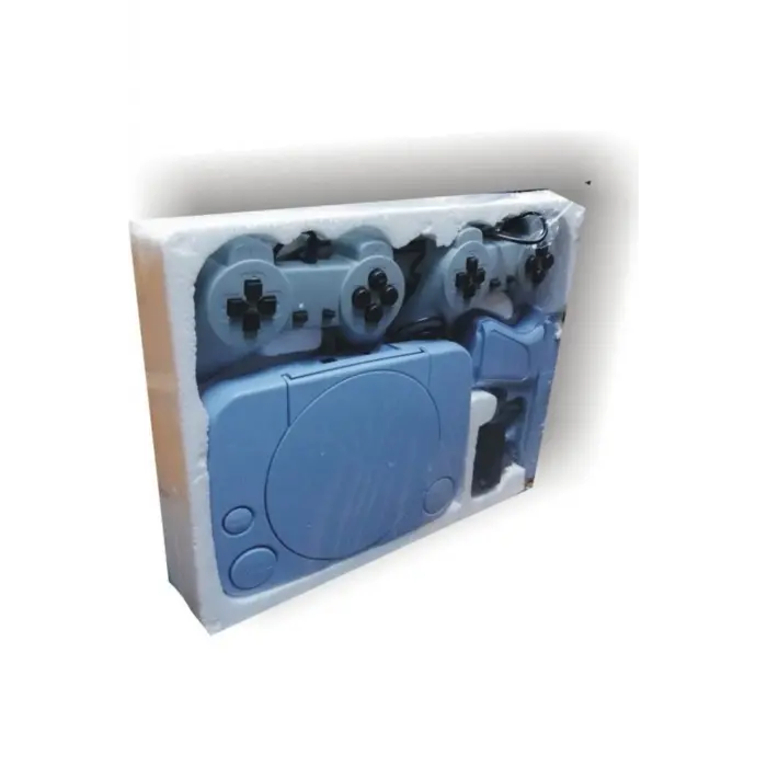 8 bit oyun konsolu için siyah 2 oyun kolu ve 1 oyun tabancası seti, bluetooth yok