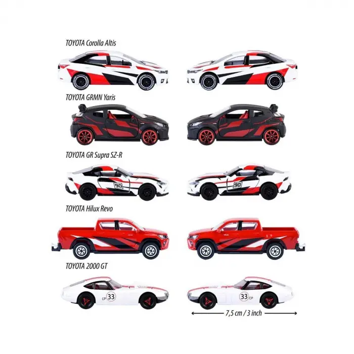 8502105003 Toyota Racing 5 Pieces Giftpack