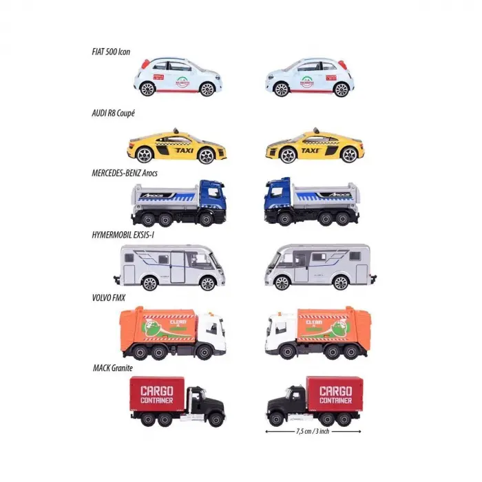 8503000002 City Premium Vehicles 6-asst