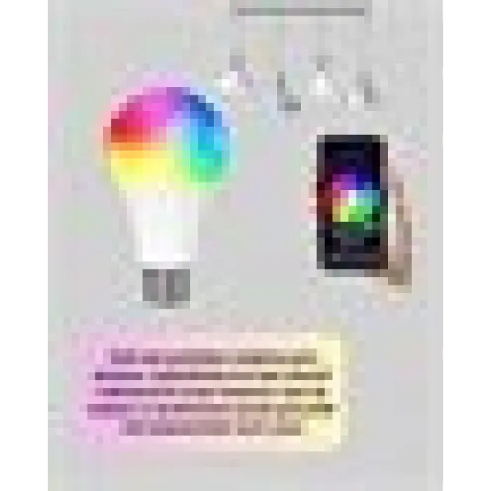 9 Watt Beyaz Işık ve Renk Ayarlı Akıllı LED Ampul